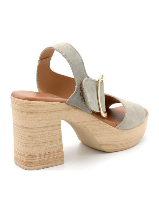 Leather Sandals Salvia