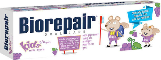 BioRepair Paste De Dinți Pentru Bebeluşi Pentru Copii 0m+ Cu Aromă De Strugure 50ml
