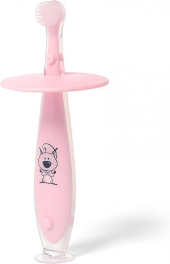 Babyono Baby Toothbrush for 6m+ Pink