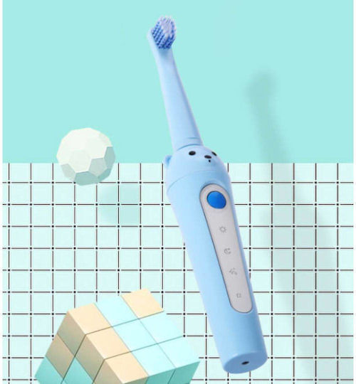 Andowl Bear Children's Electric Toothbrush with Chronograph Mple with Replacement Heads