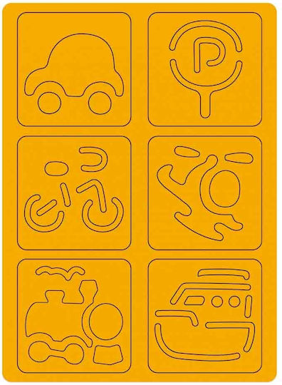 Avenir Malerei Scratch Transportation für Kinder 3+ Jahre alt+ Jahre