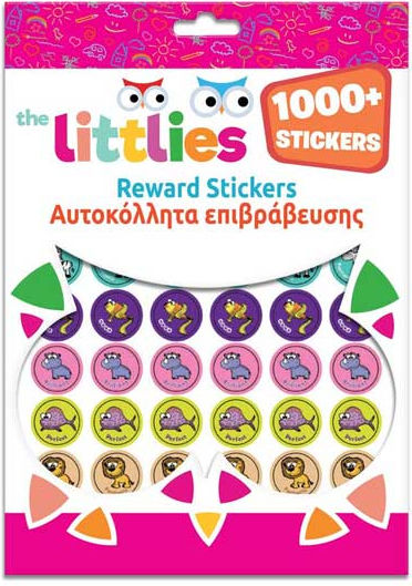 The Littlies Stickers Pink