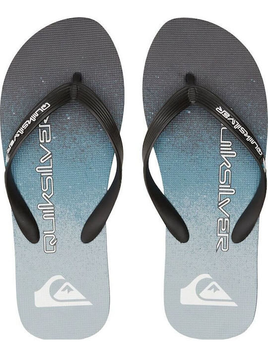 Molokai Art Ii Slapi Bărbați Flip Flops Negri/Albastre/Gri