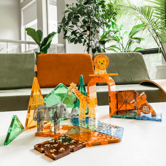Magna-Tiles Magnetic Construction Toy Safari for Children 3+ years+ Years
