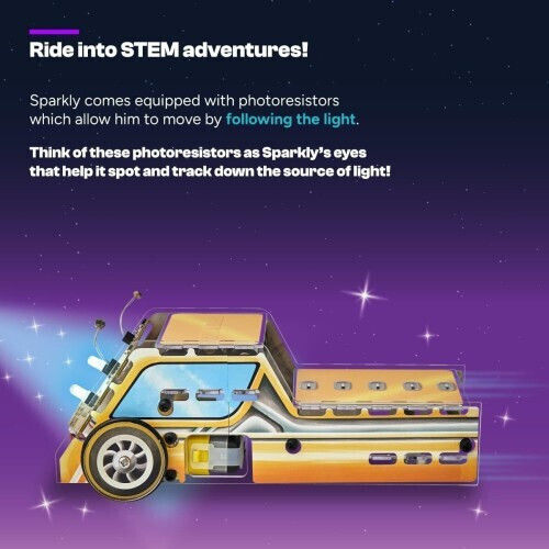 CircuitMess Παιχνίδι Κατασκευών Sparkly Diy Robot Car για Παιδιά 7+ Ετών