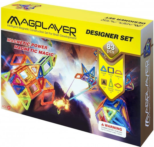 Magplayer Jucărie Magnetică de Construcție pentru Copii 10+ Ani