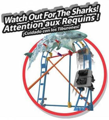 K'Nex Plastic Construction Toy Shark Attack Coaster for Children 7+ years+ Years