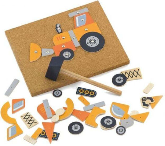 Viga Toys Wooden Construction Toy Hammer Mosaic for Children 3+ years+ Years