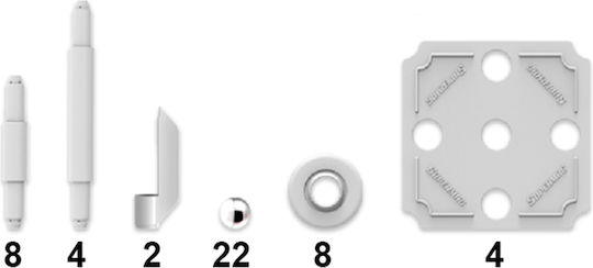 Plastwood Magnetisches Bau- und Konstruktionsspielzeug Classic Primary Für Kinder Ab 3 Jahren
