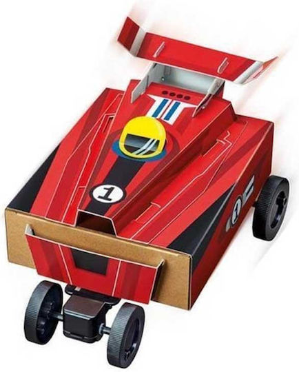 4M Jucărie de Construcție din Hârtie Motorised Box Racer pentru Copii 5+ ani+ Ani