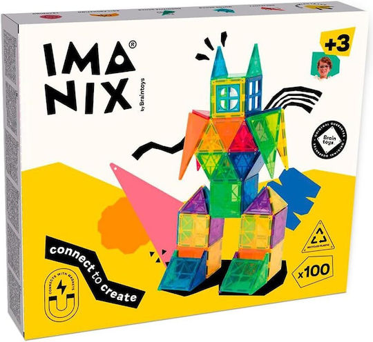 Imanix Μαγνητικό Παιχνίδι Κατασκευών για Παιδιά 3+ Ετών