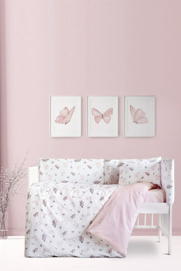 Kocoon Pamy Baby Sheets Set Crib Cotton Multicolored 120x160cm 3pcs
