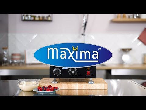 Maxima Gewerbliches Waffeleisen Einzeln für quadratische Waffeln 09374202