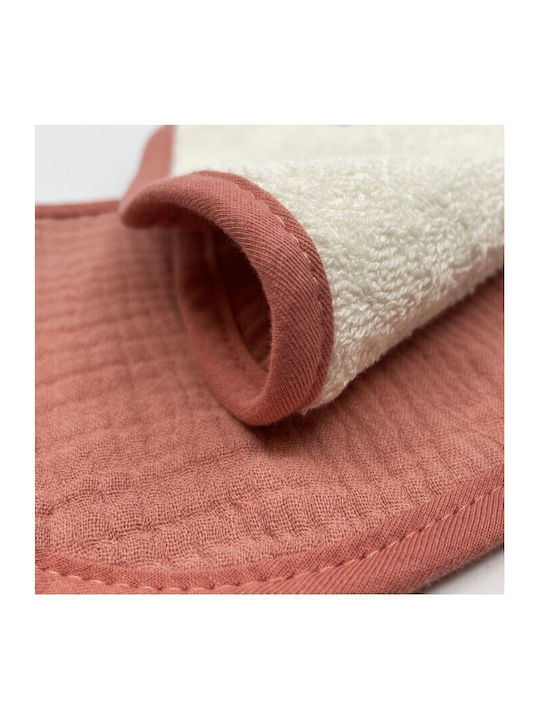 Smikkels Musselin-Schultertücher Rosa 30x60cm. 2Stück