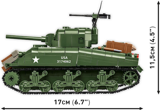 Cobi Bausteine M4a1 Sherman 663Stück
