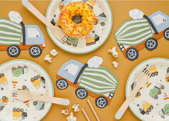 PartyDeco Plate for Party 6pcs