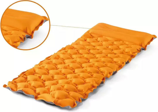 Intex Ημίδιπλο Υπόστρωμα Camping 191x71cm Πάχους 11cm Πορτοκαλί
