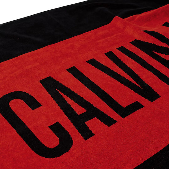 Calvin Klein Beach Towel Red 170x90cm.