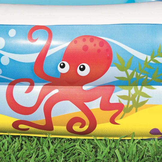Bestway Children's Round Swimming Pool 265lt Inflatable 147x122cm Light Blue