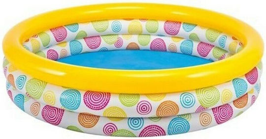 Intex Rainbow Ombre Children's Round Swimming Pool 581lt Inflatable 168x41cm