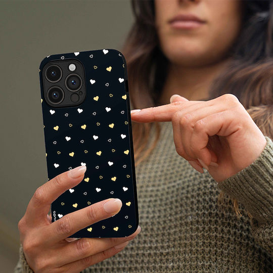 Sonique Heart Series Case for Motorola Moto G35 5G Black 01