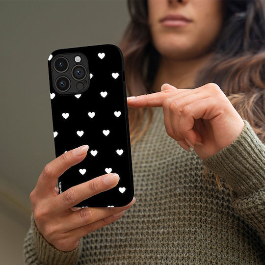 Carcasă Sonique Heart Series pentru Motorola Moto G35 5G Negru 02