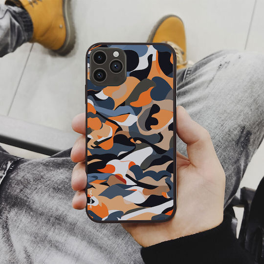 Sonique Camouflage Army Series Case for Motorola Moto G35 5G Orange