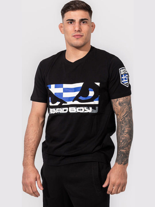 T-shirt Black, White, Blue