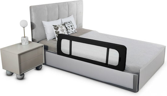 Kinderkraft Guard Dream Bed Rail Guard Simple Placement made of Fabric in Black Color 118x41x44εκ. 1pcs