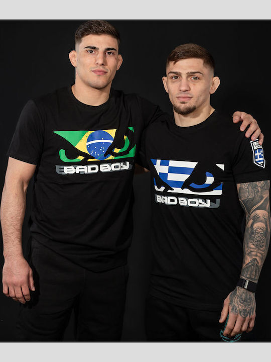 T-shirt Black, White, Blue