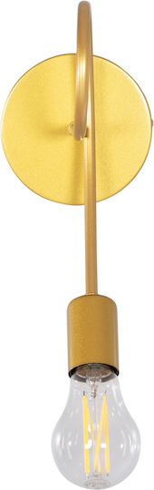 HomeMarkt Fridrik Lumină de Perete cu Soclu E27 Auriu 12cm