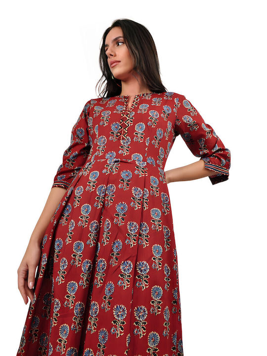 Summer Maxi Dress Red