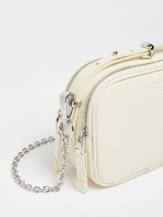Leather Women's Bag Crossbody White