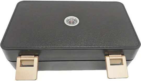 Panora Kunststoff Fall Befeuchter für Zigarren 11 mit Hygrometer 21cmx12cmx5cmcm.