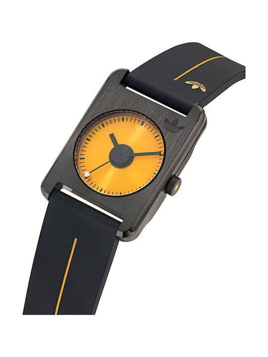 adidas One Women's Watch with Black Rubber Strap
