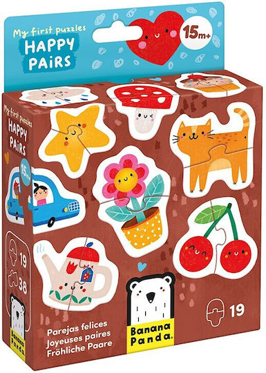 Детски Пъзел Happy Pairs Banana Panda