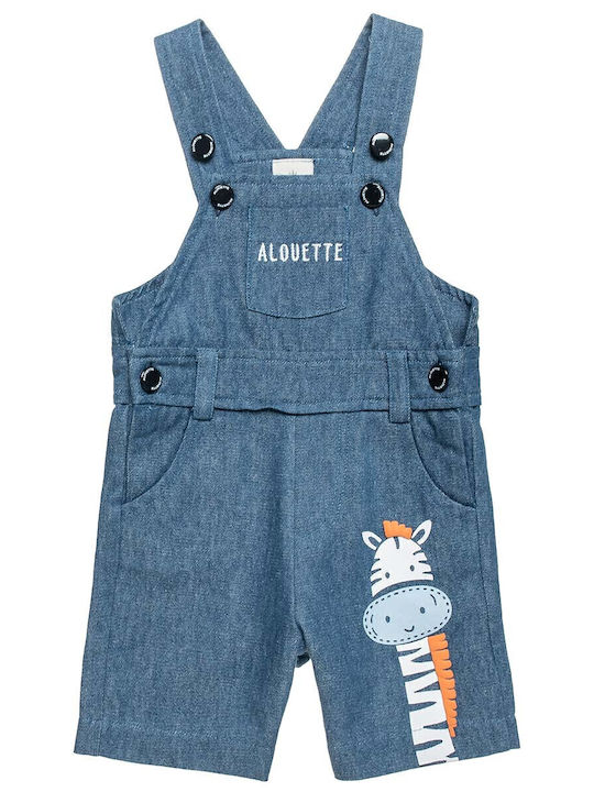 Kids' Denim Overalls Blue