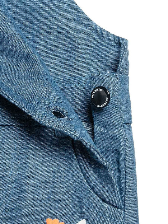 Kids' Denim Overalls Blue