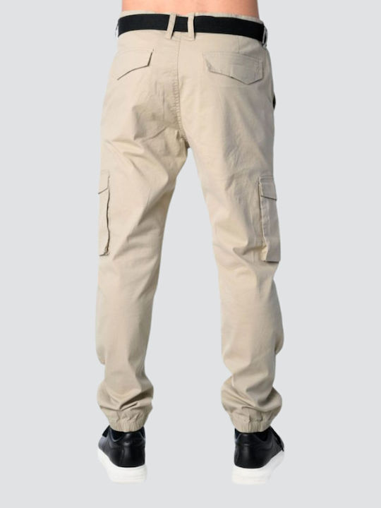Παντελόνι Cargo σε Κανονική Εφαρμογή Beige