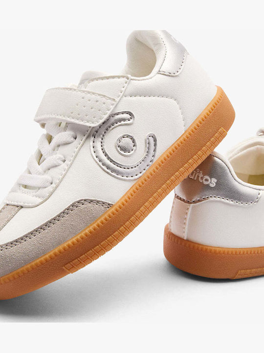 Kinder Sneakers mit Klettverschluss Weiß