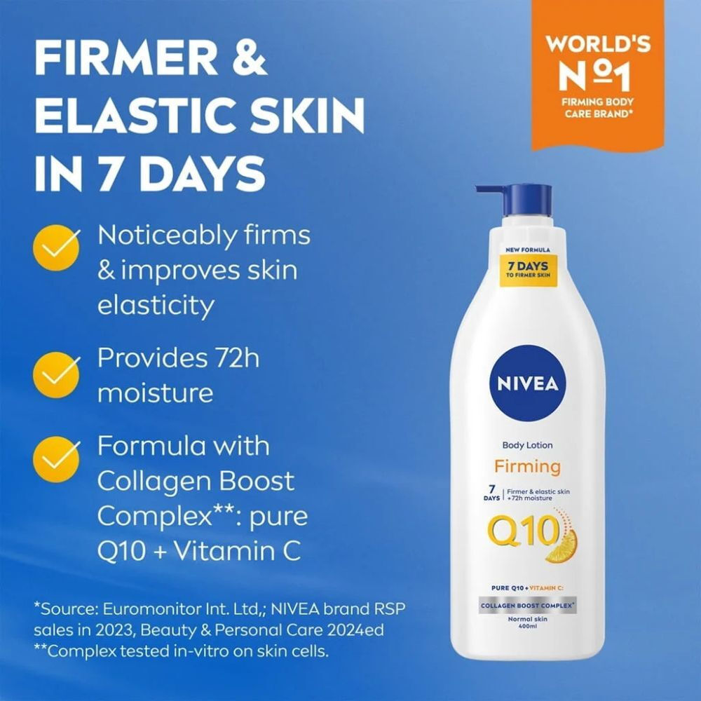Nivea Q10+ Firming Cream 400ml