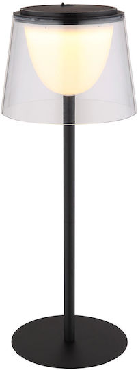 Globo Lighting Metal Table Lamp with Transparent Shade and Base