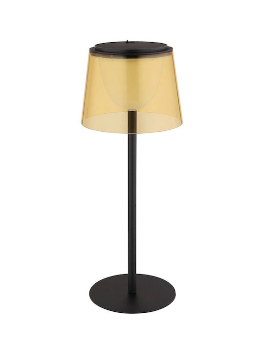Globo Lighting Table Lamp LED with Black Shade and Base