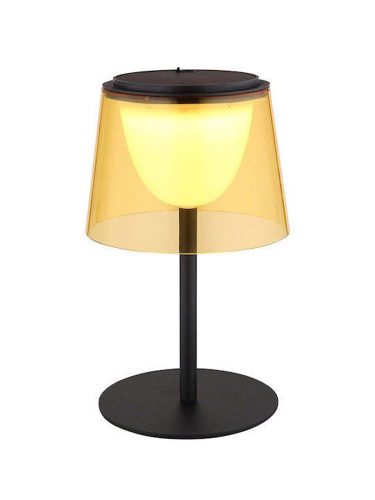 Globo Lighting Table Lamp LED with Black Shade and Base