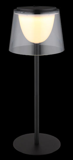 Globo Lighting Metal Table Lamp with Transparent Shade and Base