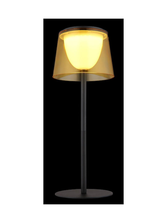 Globo Lighting Table Lamp LED with Black Shade and Base