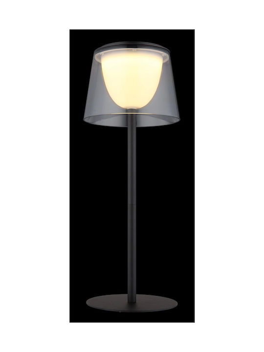 Globo Lighting Table Lamp LED with Black Shade and Base