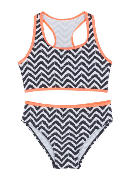 Joyce Kids Swimwear Bikini Black and white