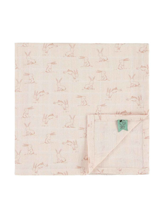 Trixie Rosy Rabbit Muslin Changing Pads 55x55cm. 3pcs