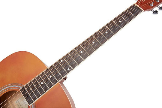 SX Guitars Acoustic Guitar Brown